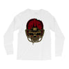 american football skull Long Sleeve Shirts