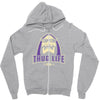 thug life Zipper Hoodie