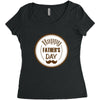 HAPPY FATHER DAY Women's Triblend Scoop T-shirt