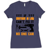 IF BROTHER IN LAW CAN'T FIX IT THAN NO ONE CAN FIX IT Ladies Fitted T-Shirt