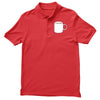 glass and coffee Polo Shirt