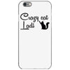 crazy cat lady iPhone 6/6s Case