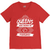 Queens Are Born In February V-Neck Tee