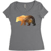 Mama Bear Women's Triblend Scoop T-shirt