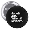 a litle life book white logo Pin-back button