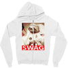 sloth astronaut swag Zipper Hoodie