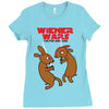 wiener wars dachshund dogs Ladies Fitted T-Shirt