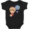 hot bear balloon Baby Bodysuit