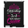 Celebrating With the 3rd Birthday Queen iPad 3 and 4 Case