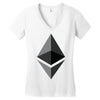 Ethereum Coin Women's V-Neck T-Shirt