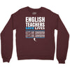 english teacher save lives Crewneck Sweatshirt
