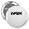 retirement Pin-back button