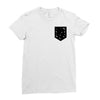 Free Birds Pocket Ladies Fitted T-Shirt