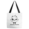 sweaty panda Tote Bags