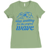 stop waiting Ladies Fitted T-Shirt