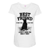 Best Friend Bull Terrier Maternity Scoop Neck T-shirt