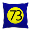 73 the perfect number t shirt the big bang theory cool funny Throw Pillow