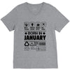 Born In January V-Neck Tee