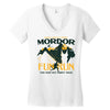 mordor fun run Women's V-Neck T-Shirt
