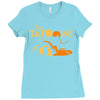 visit tatooine Ladies Fitted T-Shirt