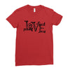 LOVE COUPLE Ladies Fitted T-Shirt