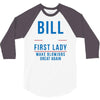 bill for first lady make blowjobs great again 3/4 Sleeve Shirt