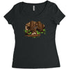 bigfoot of endor Women's Triblend Scoop T-shirt