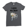 i love when my wife lets me buy another bike Ladies Fitted T-Shirt