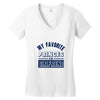 my favorite disney princess is my girlfriend Women's V-Neck T-Shirt