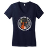 doctor in happiness and kindness Women's V-Neck T-Shirt