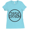 team damon salvatore (6) Ladies Fitted T-Shirt