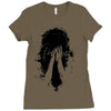 sad girl Ladies Fitted T-Shirt