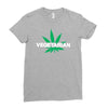 vegetarian Ladies Fitted T-Shirt