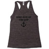 Don't Give Up the Ship Racerback Tank