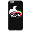totally straight funny rainbow unicorn gay pride novelty fashion iPhone 6/6s Case
