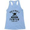 This Is What A Bad Ass Pawpaw Looks Like Racerback Tank