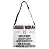 Taurus Woman Adjustable Strap Totes