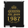 queens are born in 1987 iPad 3 and 4 Case