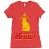 cinco de meow cinco de mayo Ladies Fitted T-Shirt