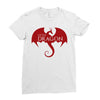 Little of Dragon Ladies Fitted T-Shirt