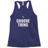bass it's a groove thing Racerback Tank