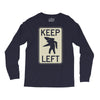 keep left shark Long Sleeve Shirts