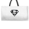 super tired superman Weekender Totes