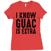 i know guac is extra Ladies Fitted T-Shirt