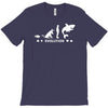 poker ~ fish to shark evolution ~ mens funny poker T-Shirt