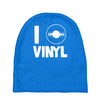 i love vinyl Baby Beanies