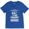 Never Underestimate A Pawpaw With An Engineer Degree V-Neck Tee