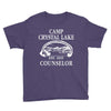 camp crystal lake counselor Youth Tee