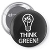 think green Pin-back button
