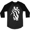 american flag soldier 3/4 Sleeve Shirt